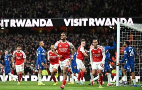 【英超】角球对轰！阿森纳2比1十人切尔西5分领跑