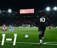 开云登录入口-痛失3分圣徒遭绝平仅拿1分但积分终于上双，离最差纪录差1分